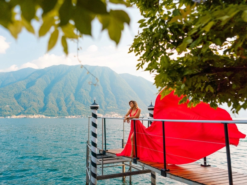 Lake Como photoshoot